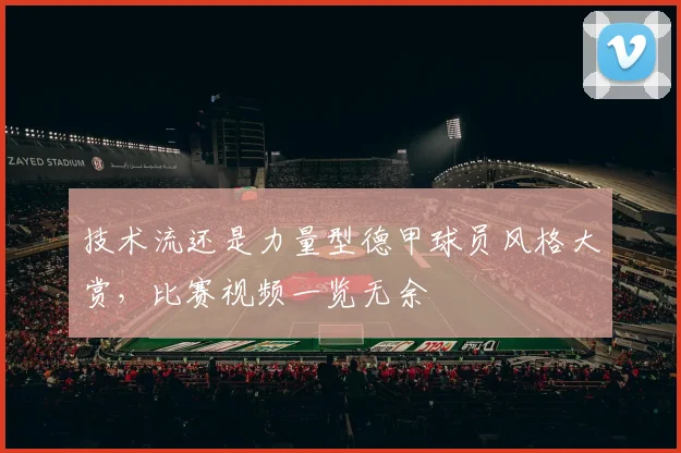 技术流还是力量型德甲球员风格大赏，比赛视频一览无余